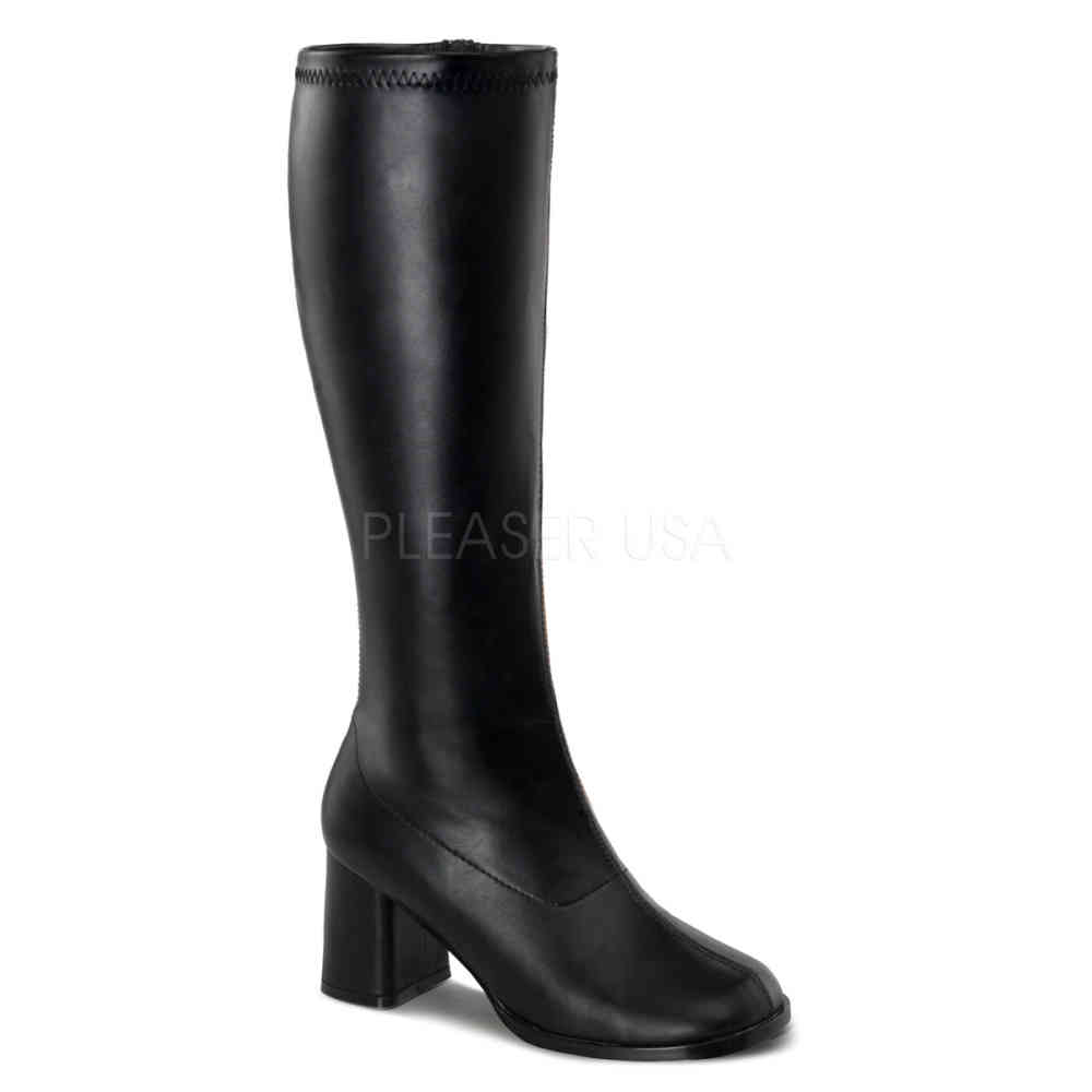 Pleaser - GOGO-300WC Plus Size Stiefel - Schwarz